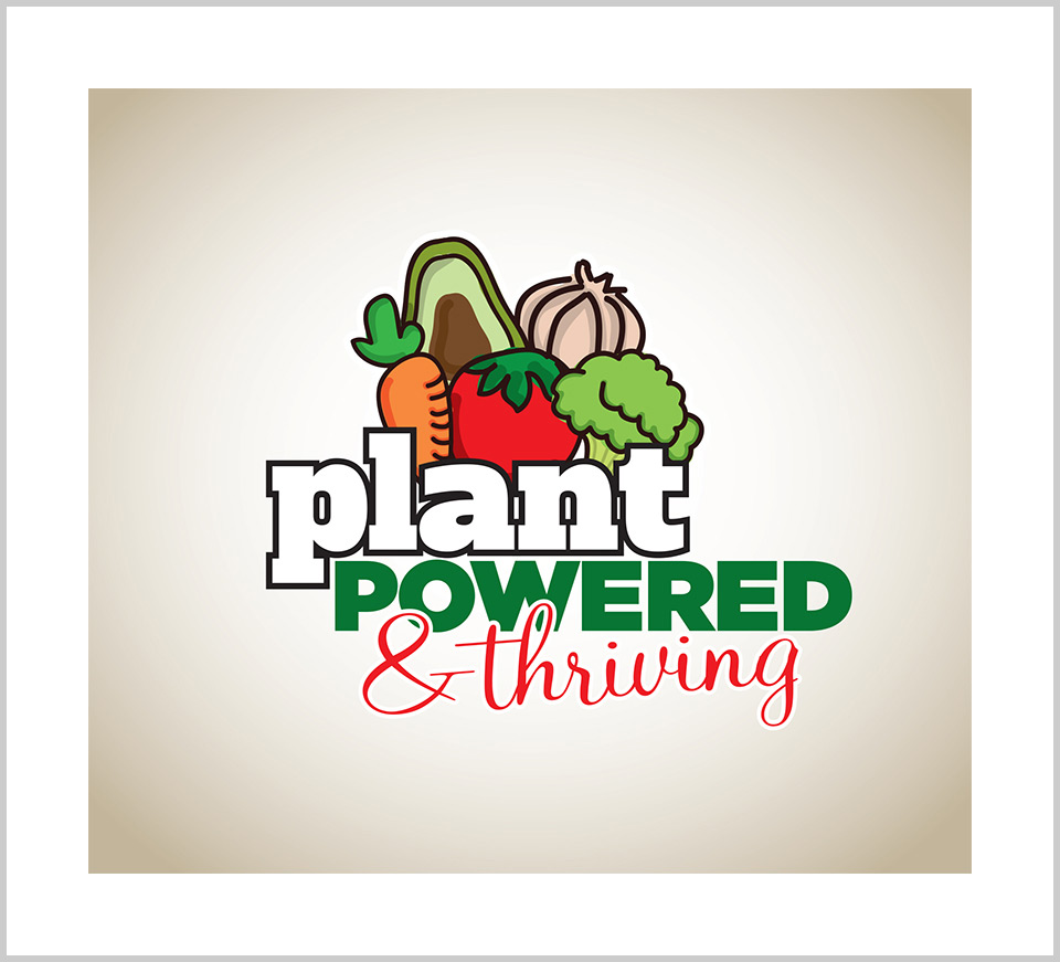 Food Revolution Plant Powered and Thriving Logo