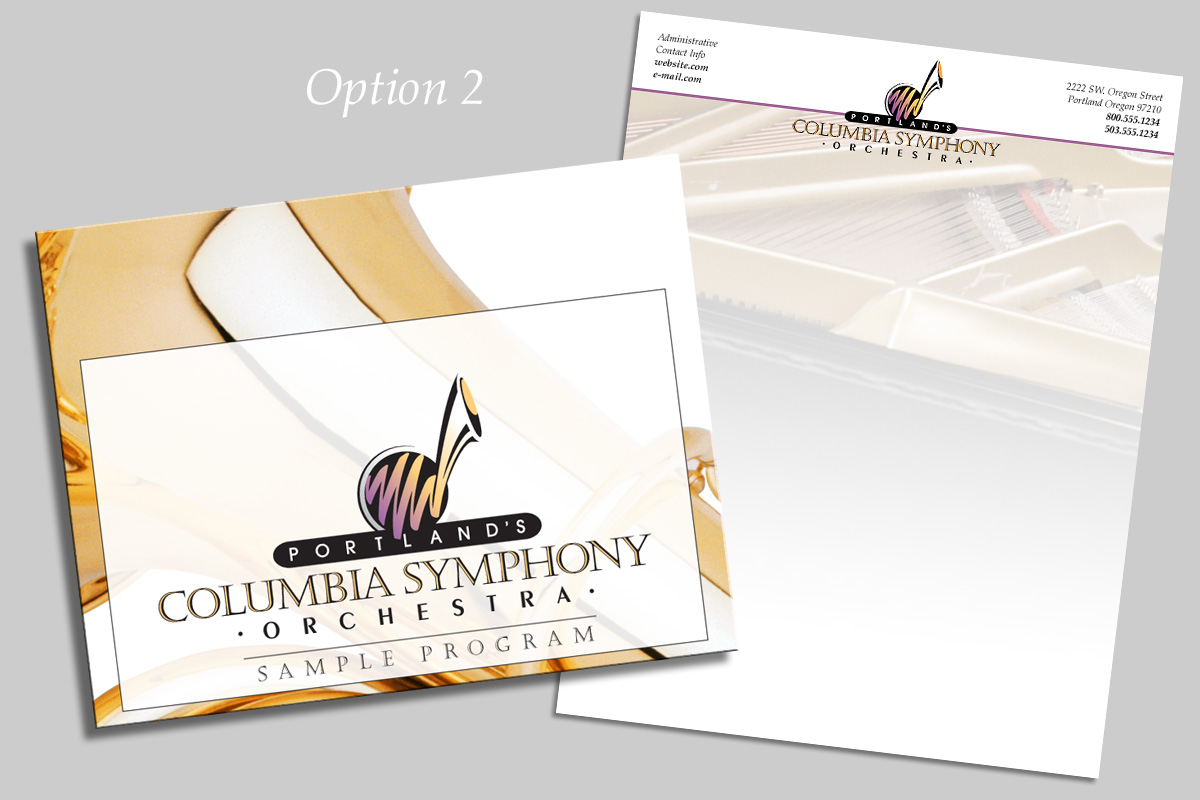 Columbia Symphony Orchestra Program and Insert