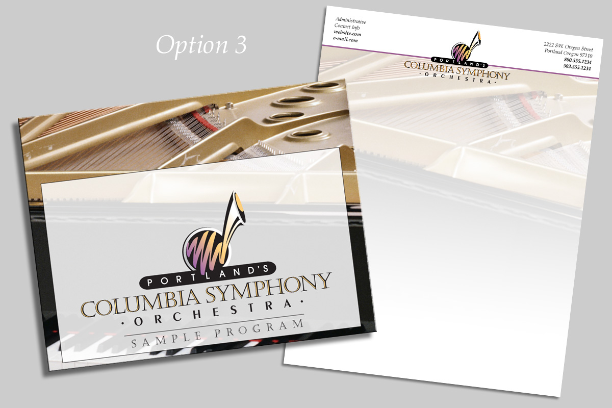 Columbia Symphony Orchestra Program and Insert