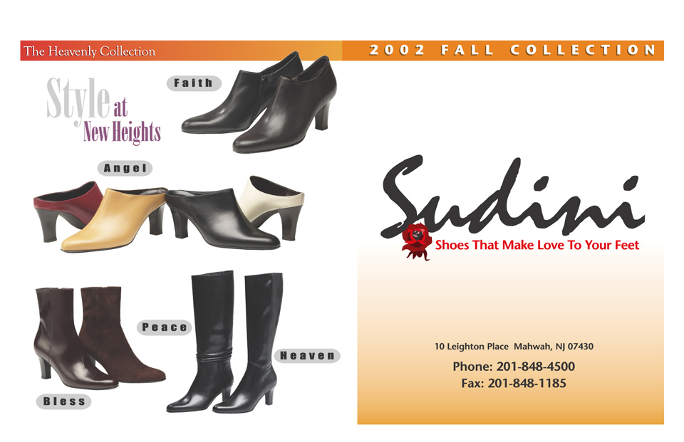 Sudini Shoes Fall 2002 Catalog