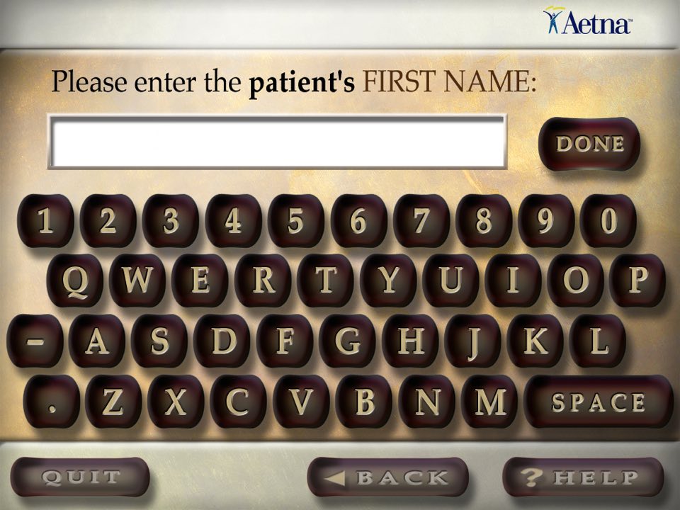 Wellspring Health Kiosk Interface