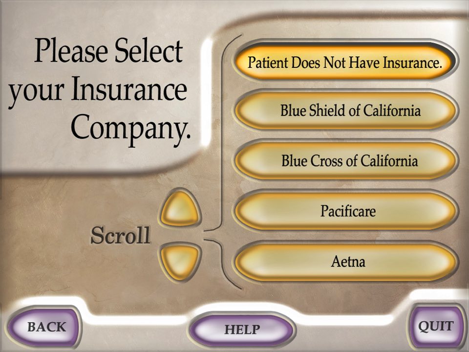 Wellspring Health Kiosk Interface