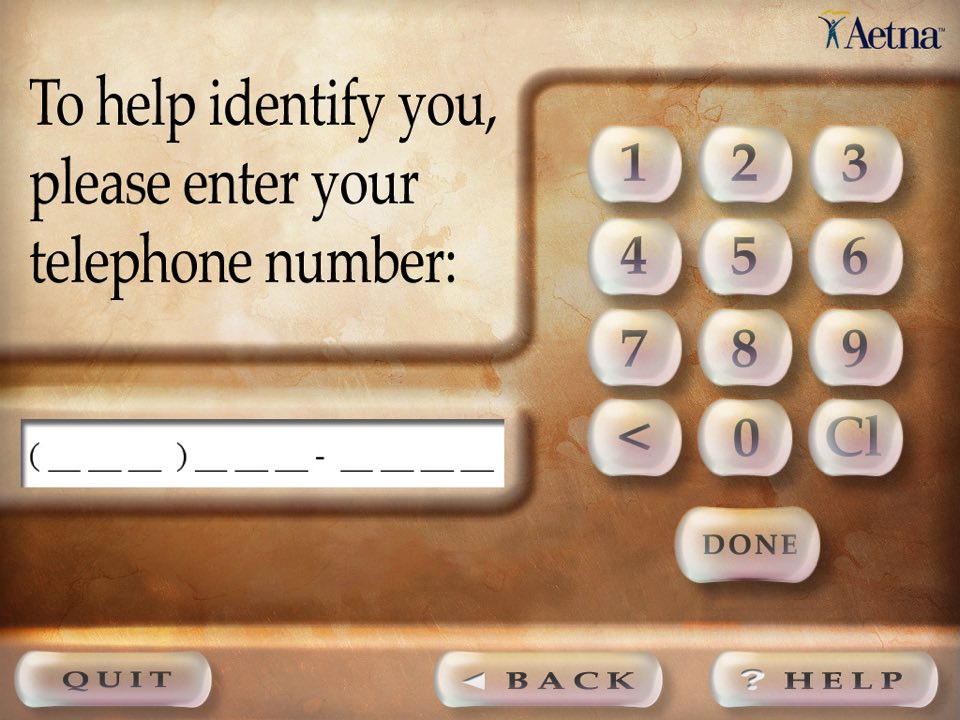 Wellspring Health Kiosk Interface
