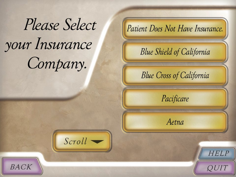 Wellspring Health Kiosk Interface