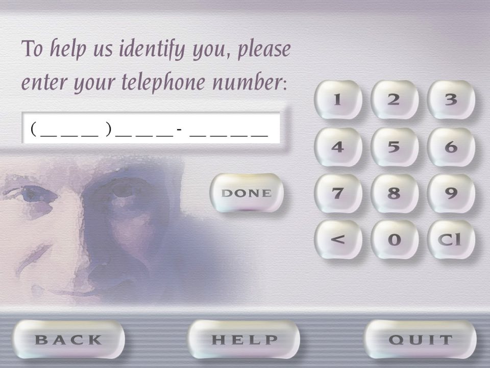 Wellspring Health Kiosk Interface