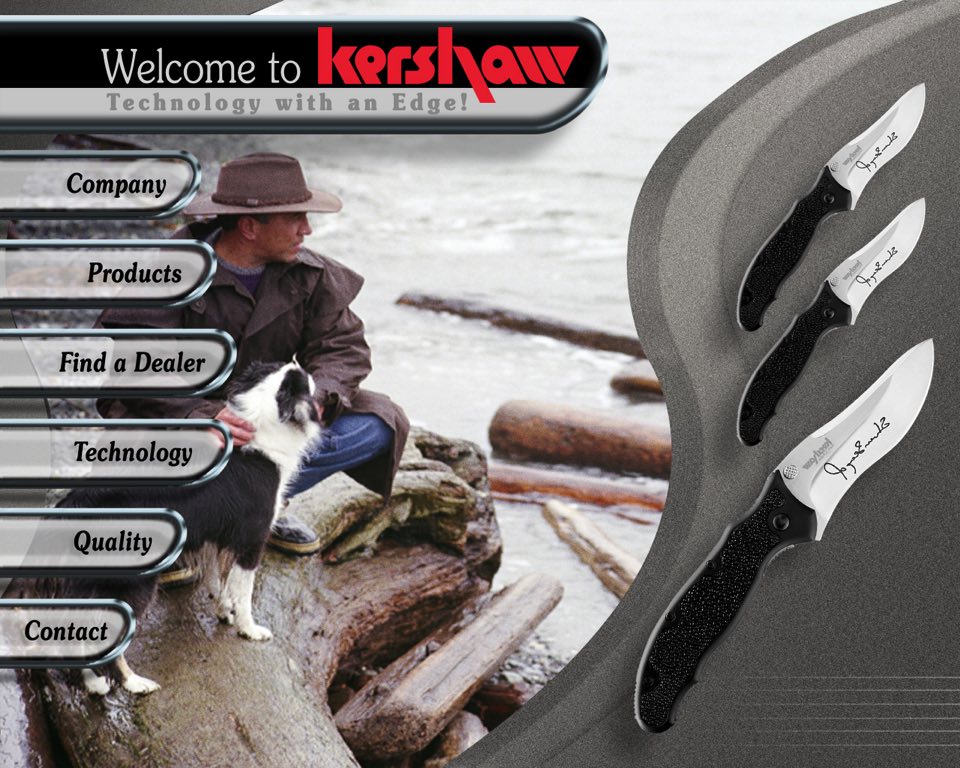 Kershaw Knives Web Site Idea