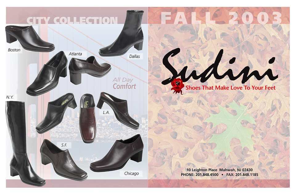 Sudini Shoes Fall 2003 Catalog