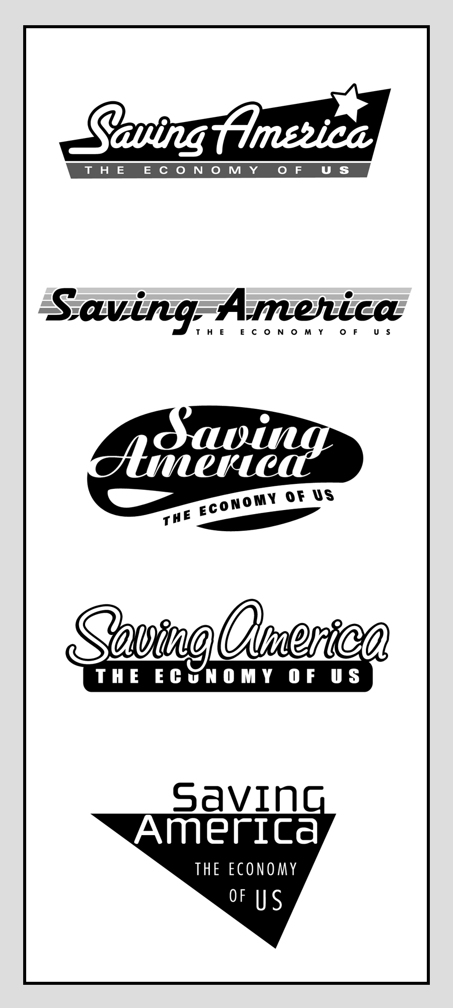 Saving America Logo Ideas