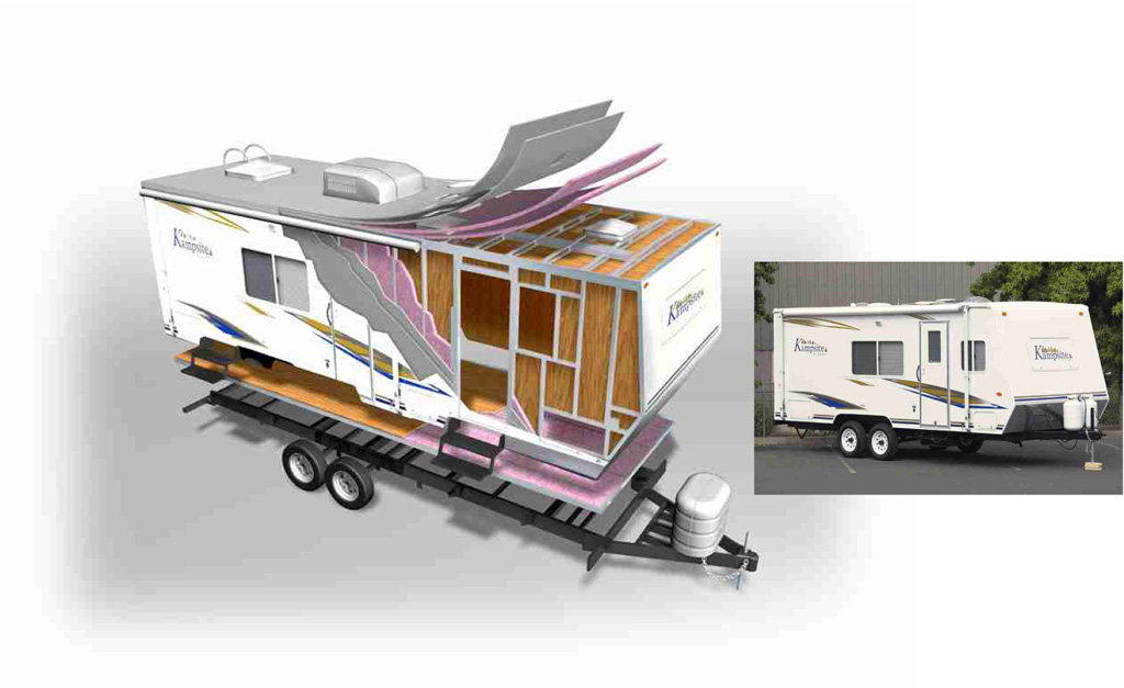 Komfort RV Trailer Construction