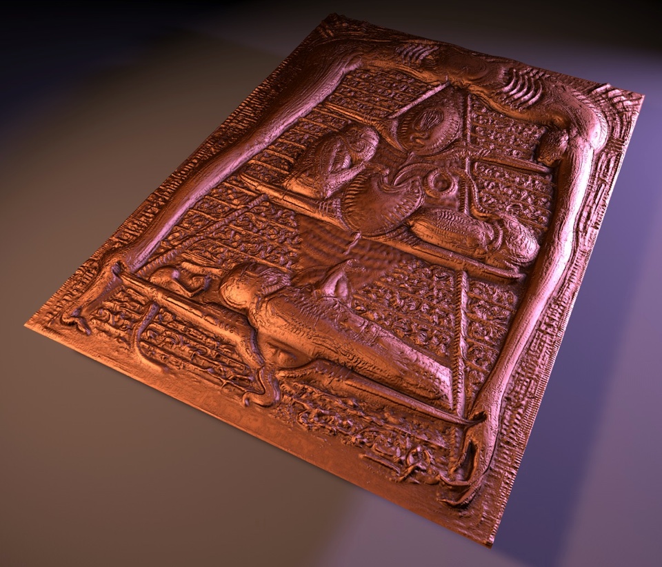 HR Giger Hieroglyph Casting Visualization