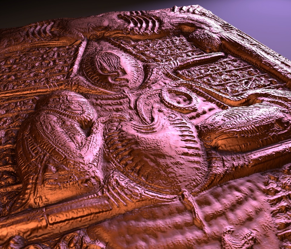 HR Giger Hieroglyph Casting Visualization
