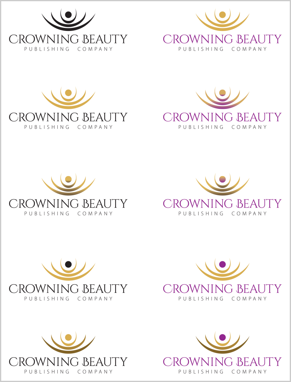 Anat Baniel Method Crowning Beauty Logo Development