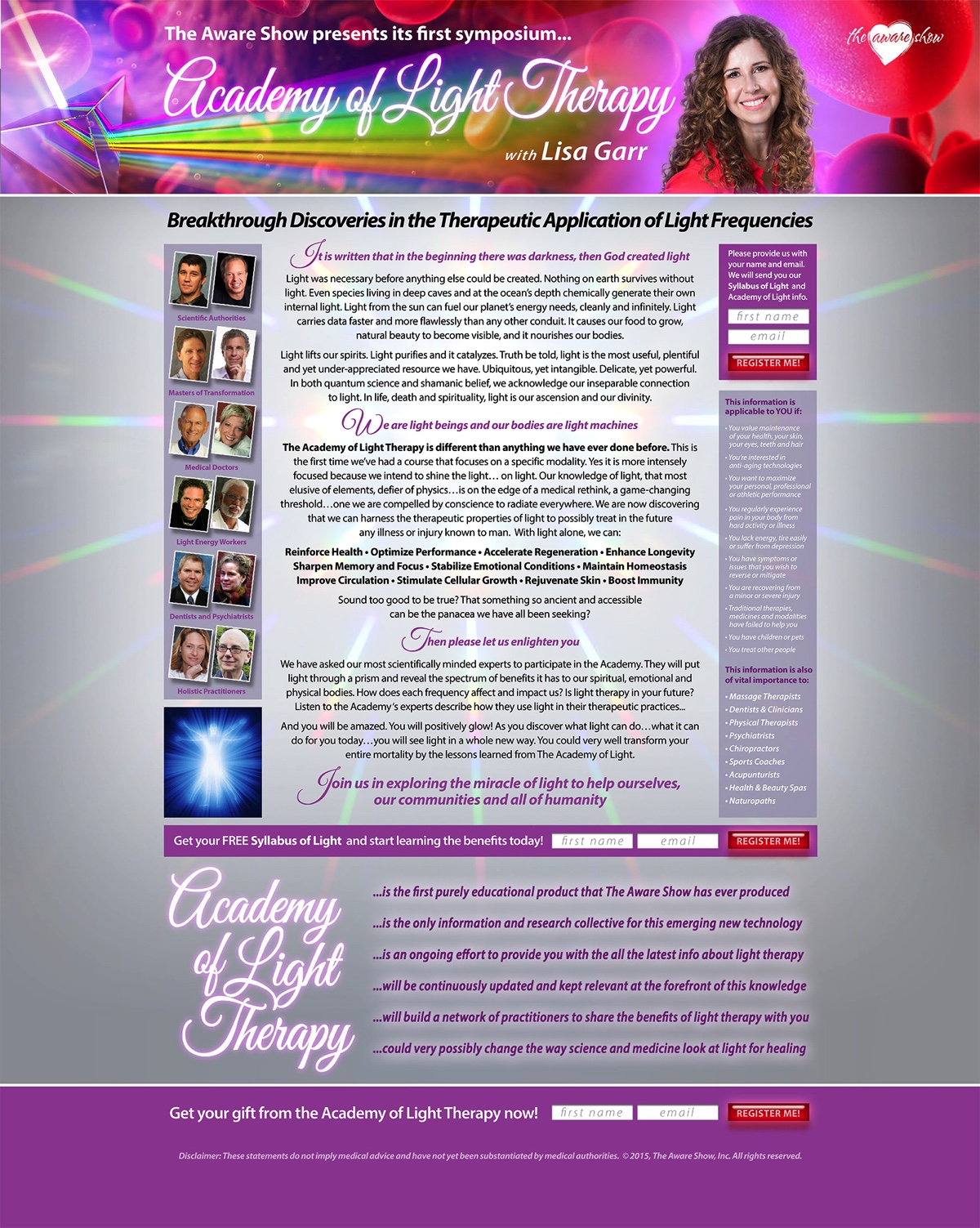 The Aware Show Academy of Light Therapy
