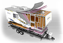 Komfort RV Trailer Construction