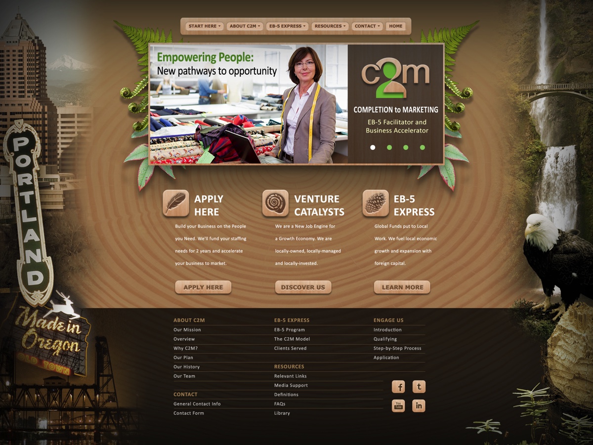 C2M Services Web Site Design