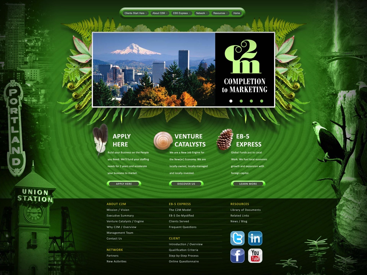 C2M Services Web Site Design