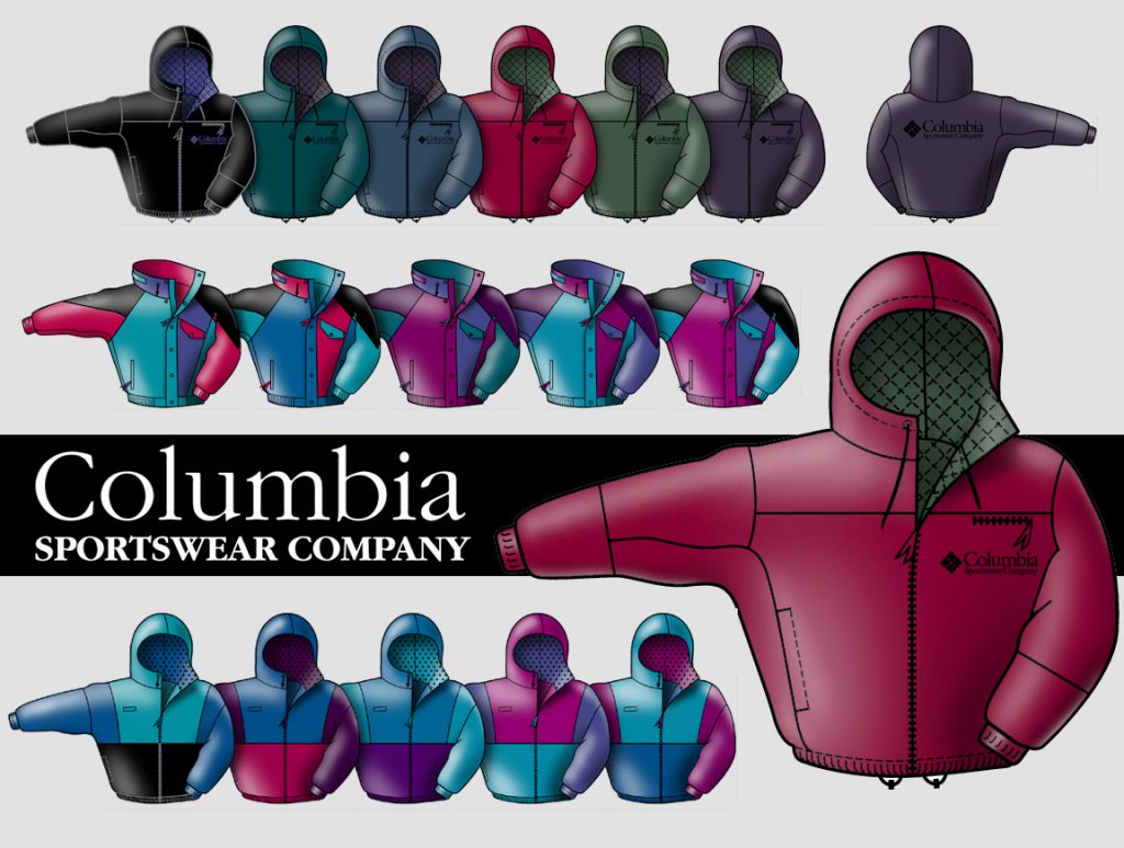 Columbia Sportwear Bug-aboo Parkas Illustration