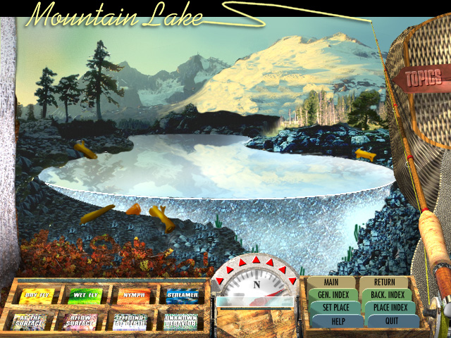 Fly Fishing Game Interface