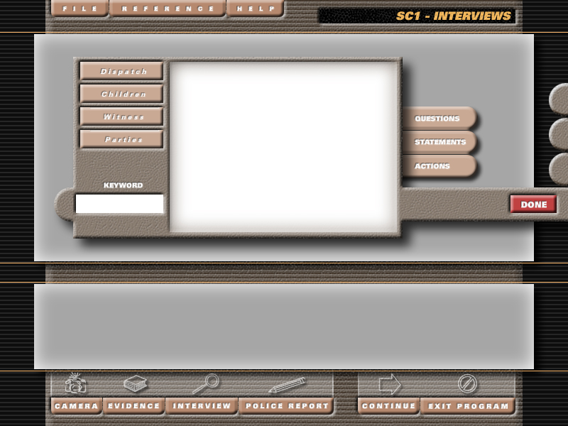 California Highway Patrol Interface