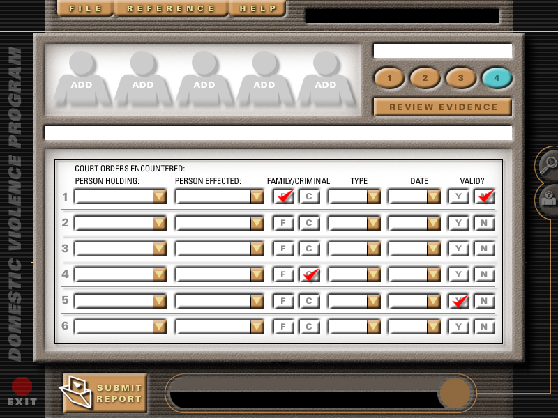 California Highway Patrol Interface