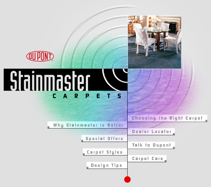 DuPont StainMaster Web Site Design