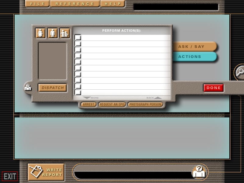 California Highway Patrol Interface