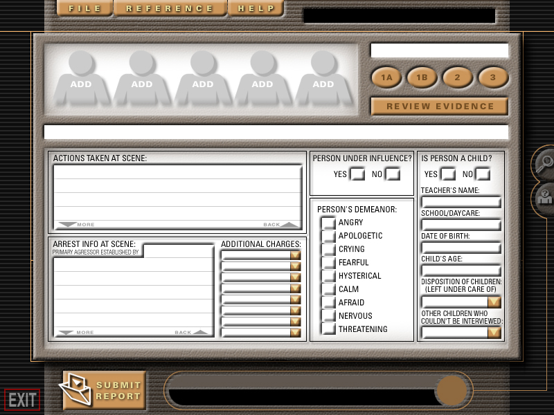 California Highway Patrol Interface