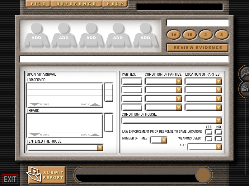 California Highway Patrol Interface