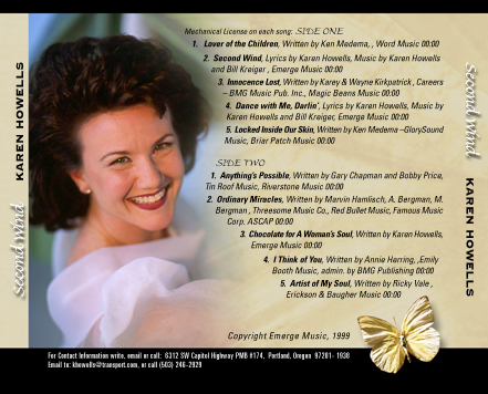 Karen Howells Music CD
