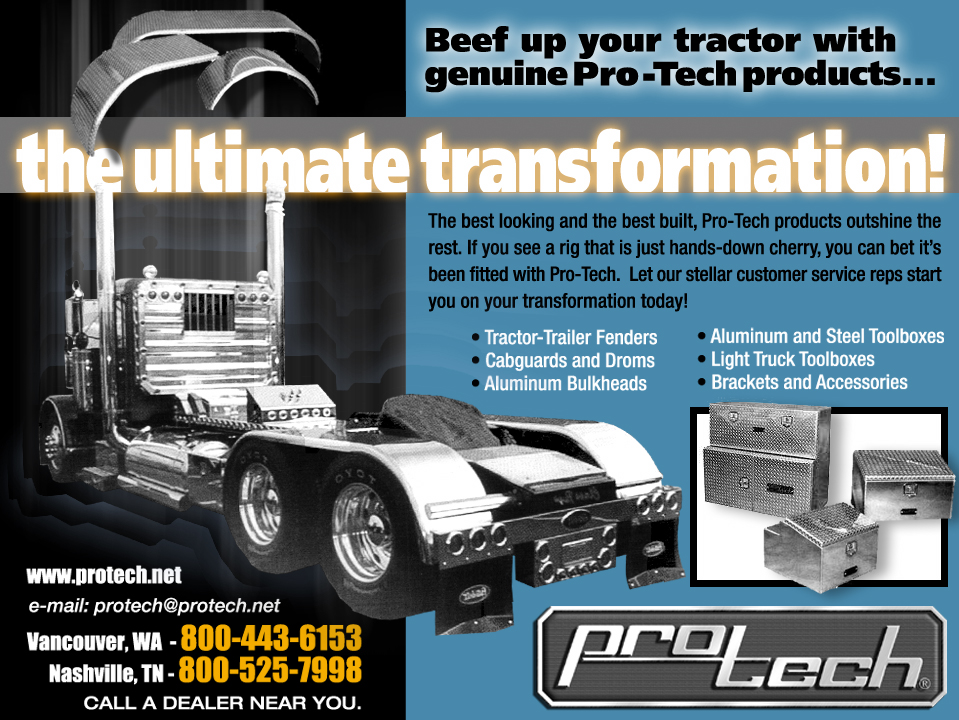 ProTech Trucking Accessories Trade Publication Ads