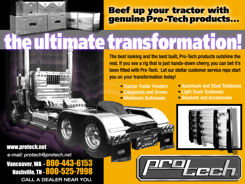 ProTech Trucking Accessories Trade Publication Ads