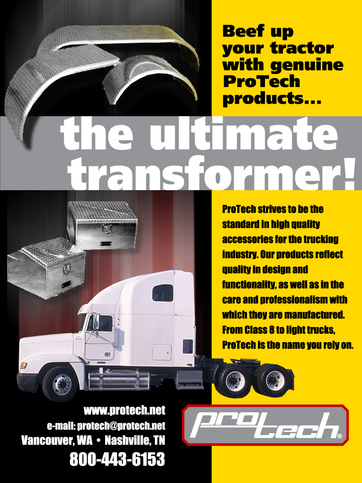 ProTech Trucking Accessories Trade Publication Ads