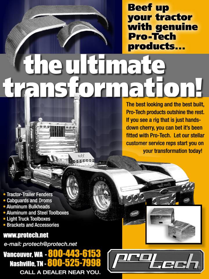 ProTech Trucking Accessories Trade Publication Ads