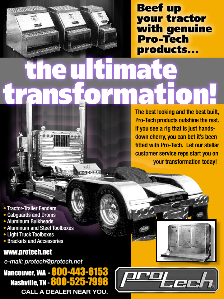 ProTech Trucking Accessories Trade Publication Ads