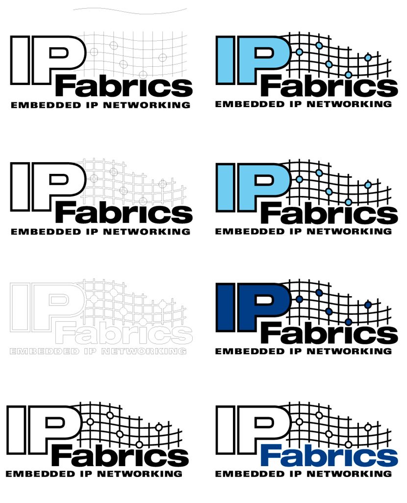 IP Fabrics Logo Design