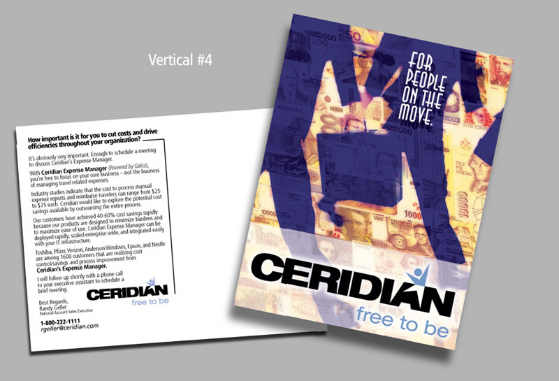Ceridian Expense Management Postcard