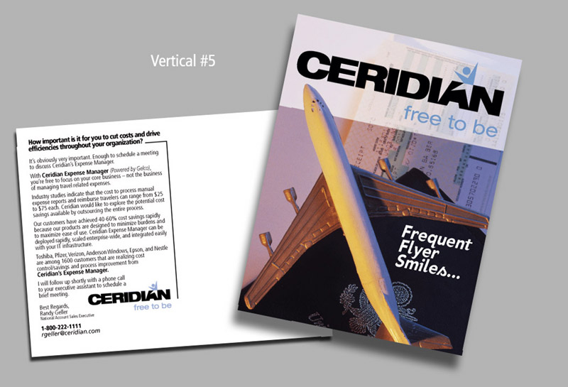 Ceridian Expense Management Postcard