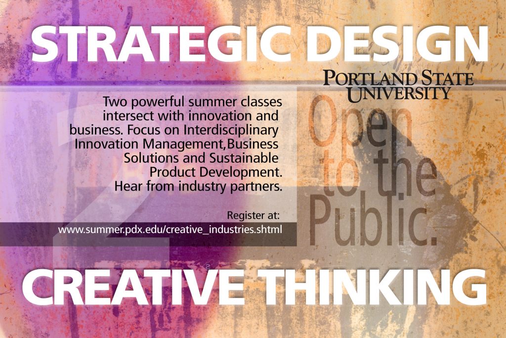 Portland State University Strategic Design Postcards