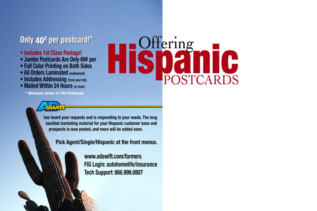 Farmers Insurance Group Direct Mail Postcards