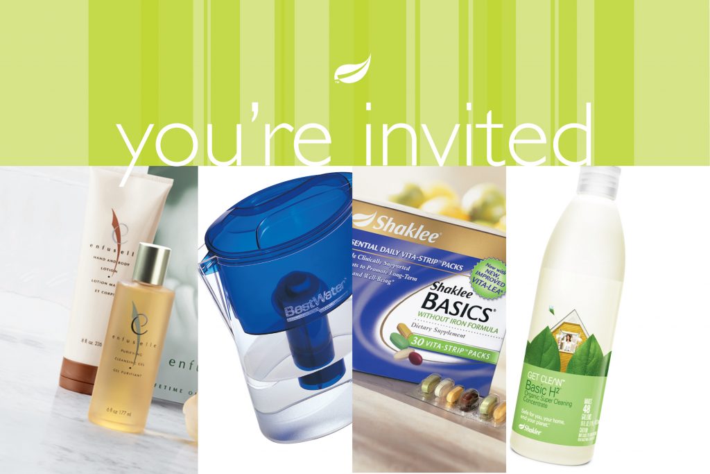 Shaklee Earth Day Invitation Postcards