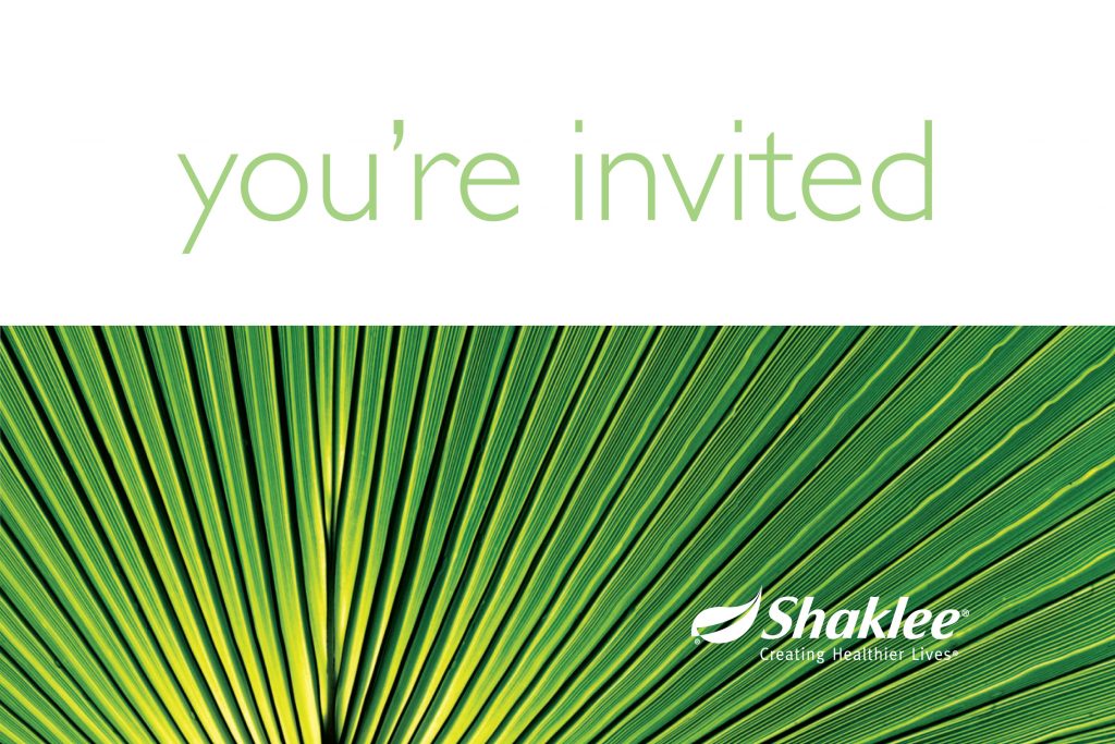 Shaklee Earth Day Invitation Postcards