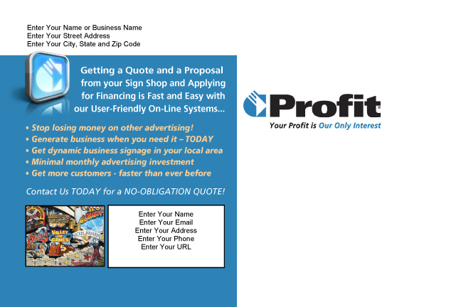 Compound Profit Corp Flyers and Direct Mail