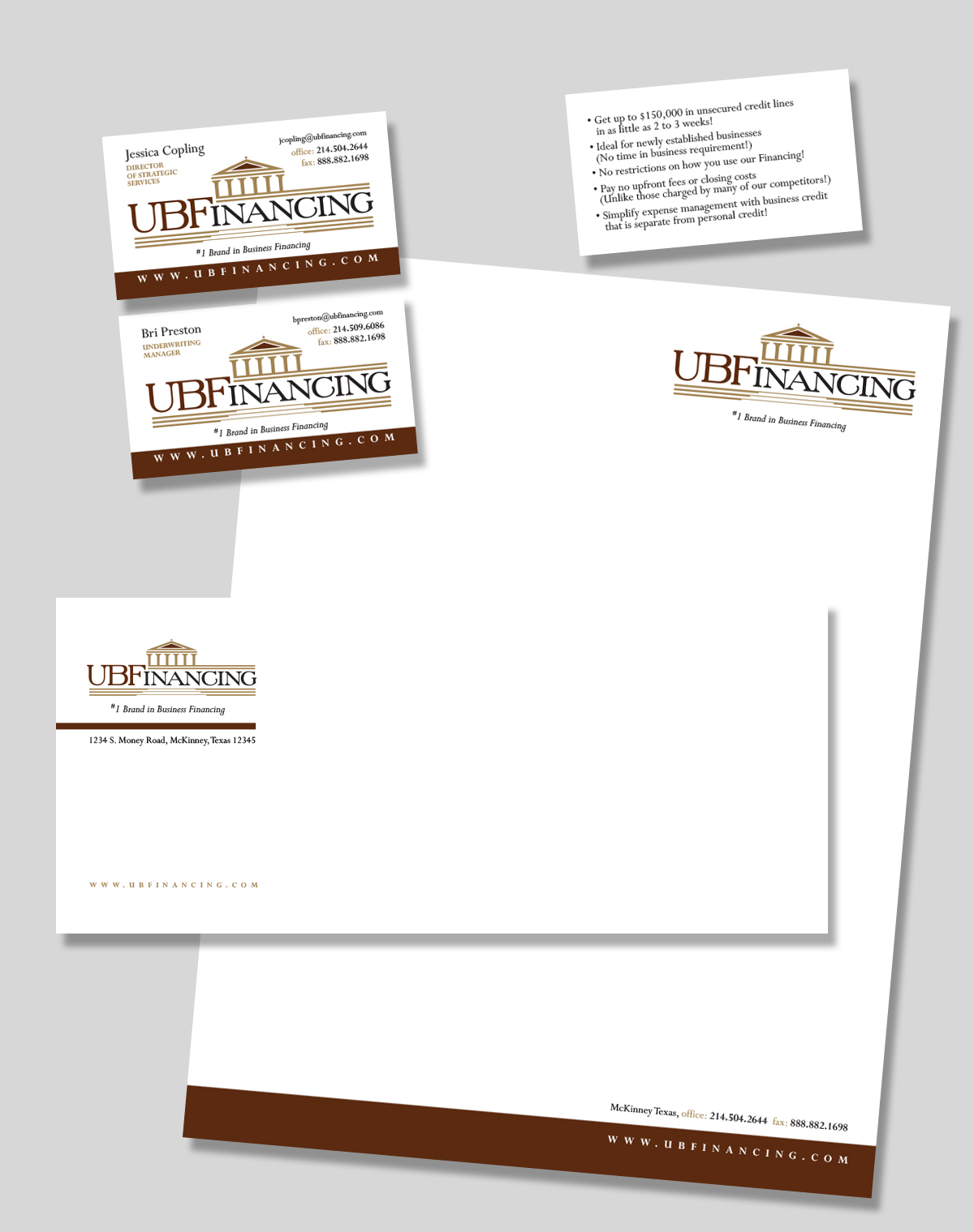 UBFinancing Stationery