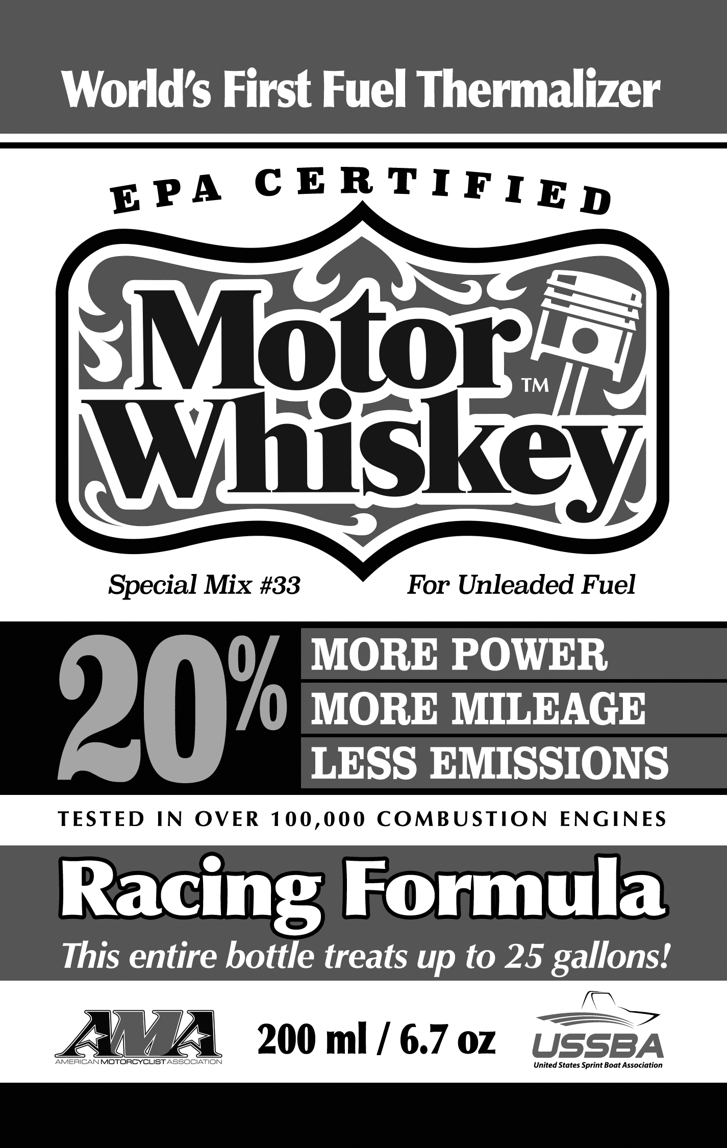 Motor Whiskey Labels