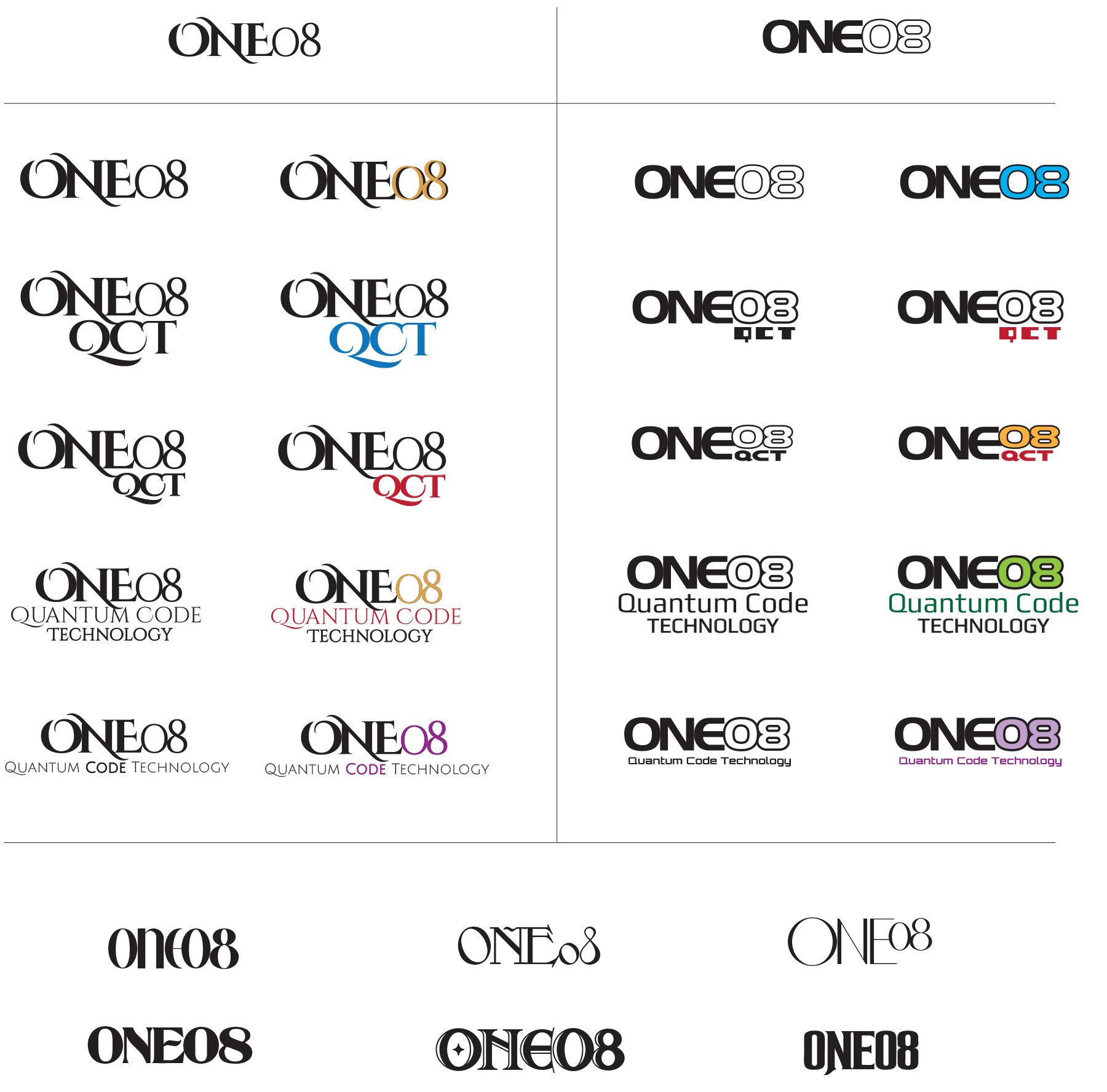 One08 Logo Design