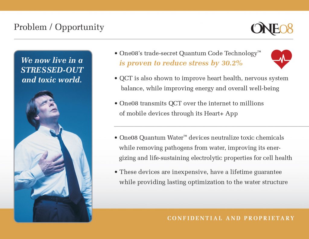 One08 Quantum Code Technology Presentation