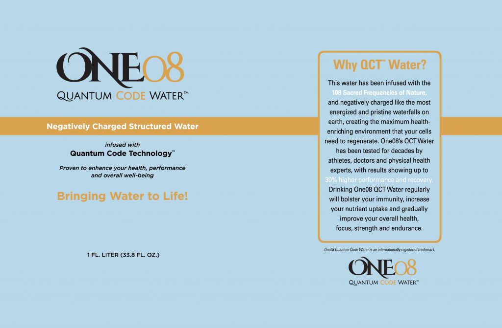 One08 QCT Water Bottle Label Art