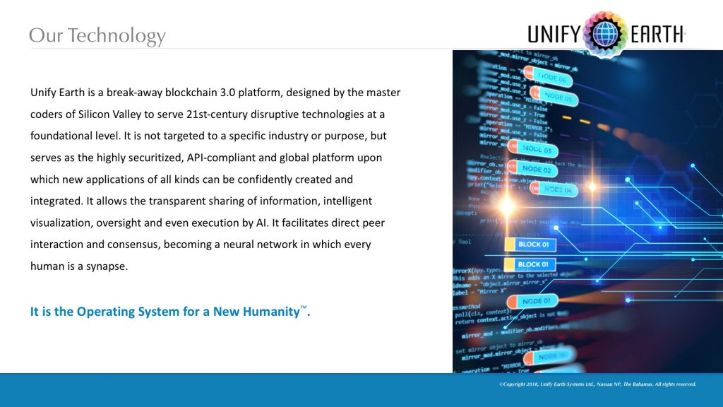 Unify Earth Ambassador Presentation