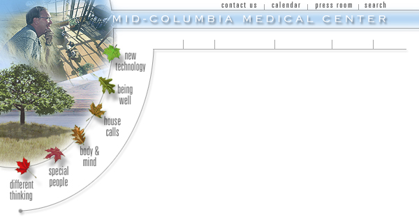 Mid Columbia Medical Center Web Site Design