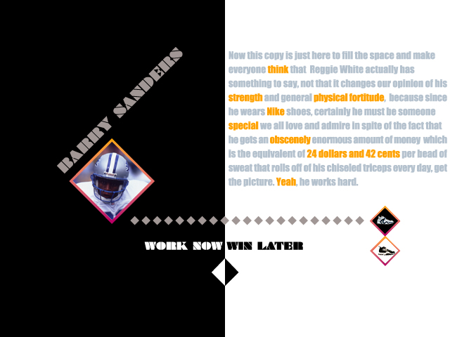 Nike Work Now Win Later Web Site
